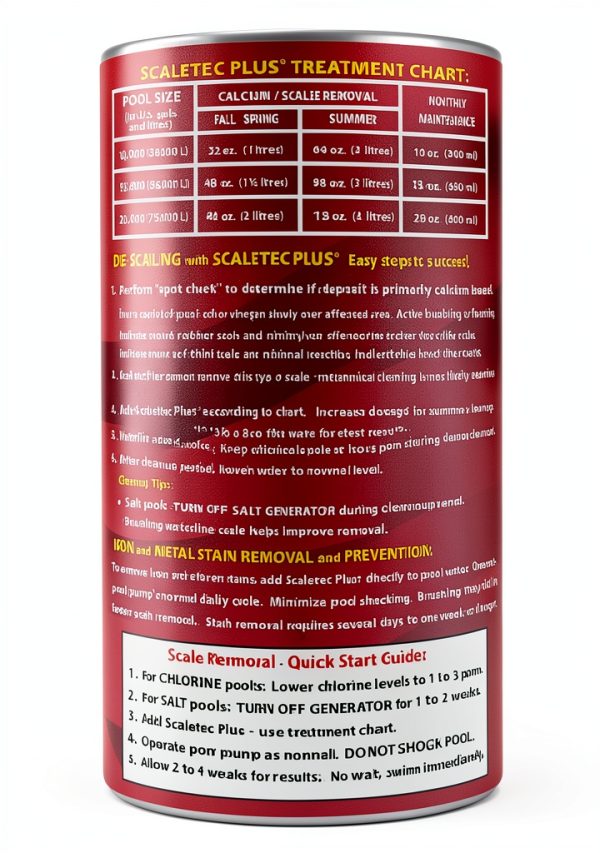 Pool Stain Remover EasyCare Scaletec Plus 64oz-1