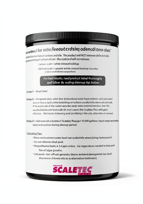 Pool Stain Remover EasyCare Scaletec Plus 64oz-5