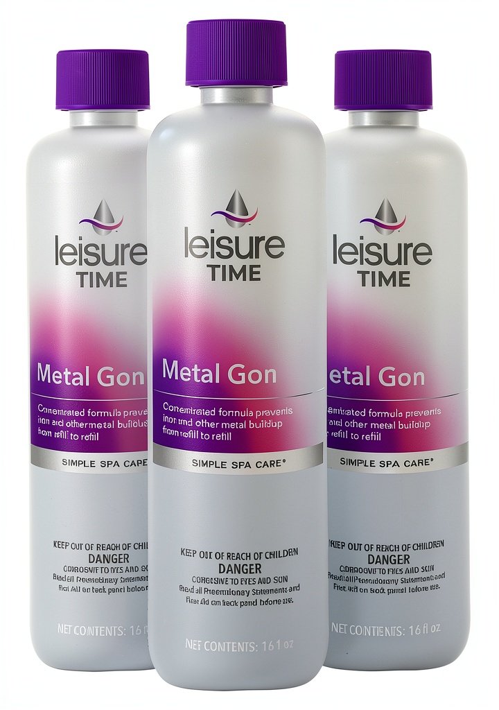 Leisure Time Metal Gon packaging and hot tub