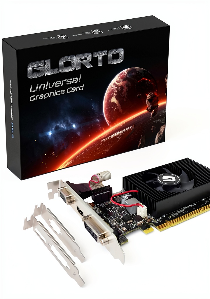 Glorto GT 610 installed in a compact PC case