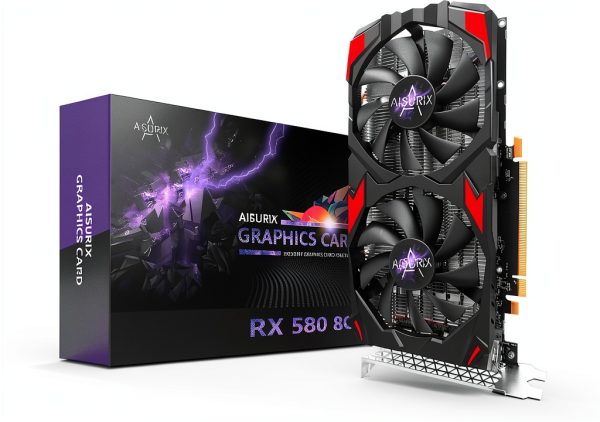 RX 580 8GB Graphics Card Kelinx Red Gaming GPU-0