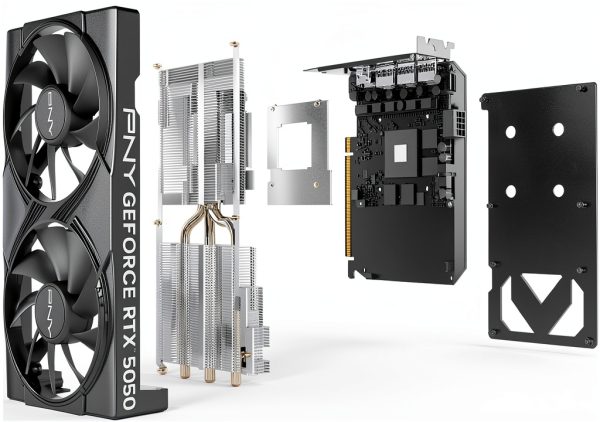 PNY GeForce RTX 5050 8GB Black Dual Fan Card-14