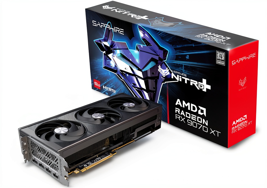 Sapphire Nitro+ AMD Radeon RX 9070 XT graphics card