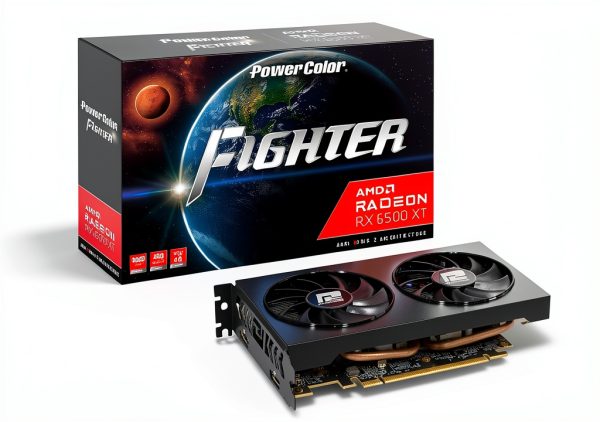 PowerColor AMD Radeon RX 6500 XT Graphics Card-0