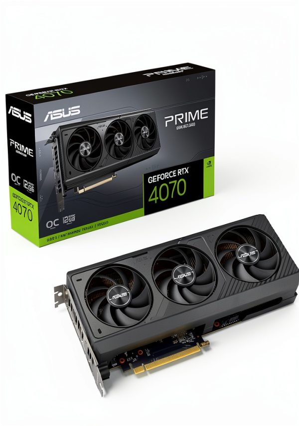 ASUS RTX 4070 Prime OC 12GB GDDR6X Graphics Card Black-7