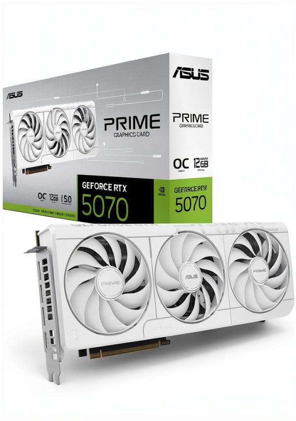 ASUS RTX 5070 Graphics Card Prime OC 12GB GDDR7 Black-0