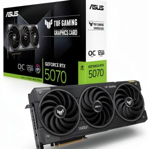 ASUS TUF Gaming RTX 5070 12GB Graphics Card Dual Fans Black Series-0