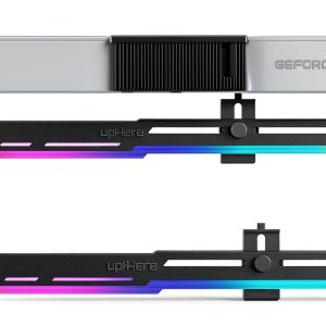 upHere GPU Holder G276ARGB Slide Support with ARGB Sync Black 5V 3PIN-0