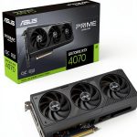 ASUS RTX 4070 Prime OC 12GB GDDR6X Graphics Card Black-0