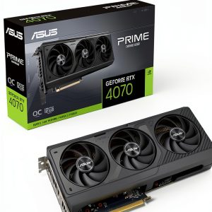 ASUS RTX 4070 Prime OC 12GB GDDR6X Graphics Card Black-0