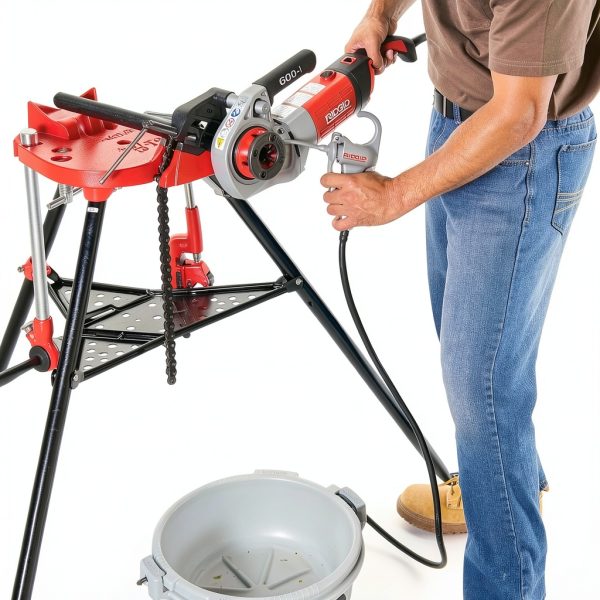 RIDGID 10883 Oiler with 1 Gallon Thread Cutting Oil, Anti Slip Grip-8