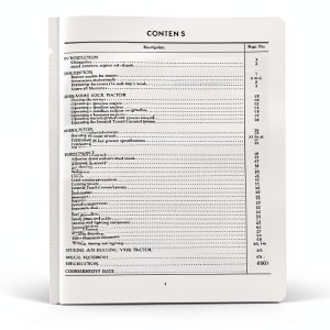 Farmall C Operators Manual Lubrication Paper by Peaceful Creek-0
