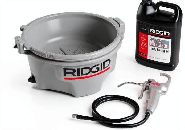 RIDGID 10883 Oiler with 1 Gallon Thread Cutting Oil, Anti Slip Grip-9