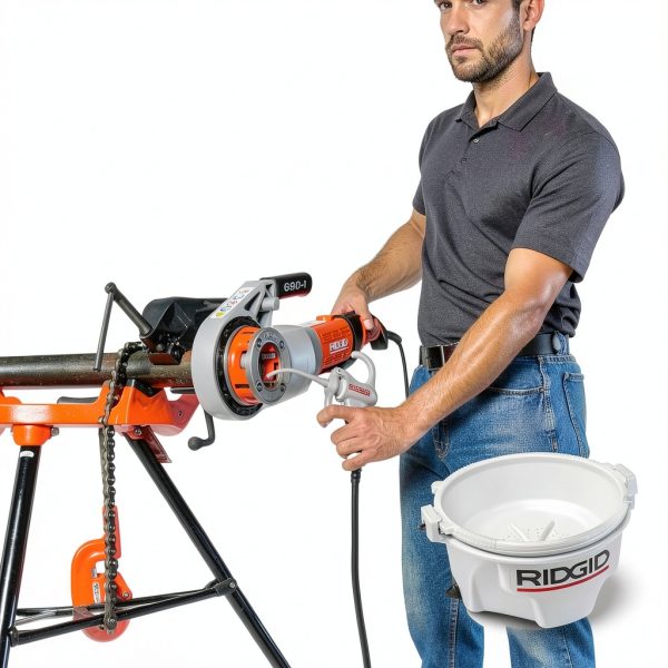 RIDGID 10883 Oiler with 1 Gallon Thread Cutting Oil, Anti Slip Grip-2