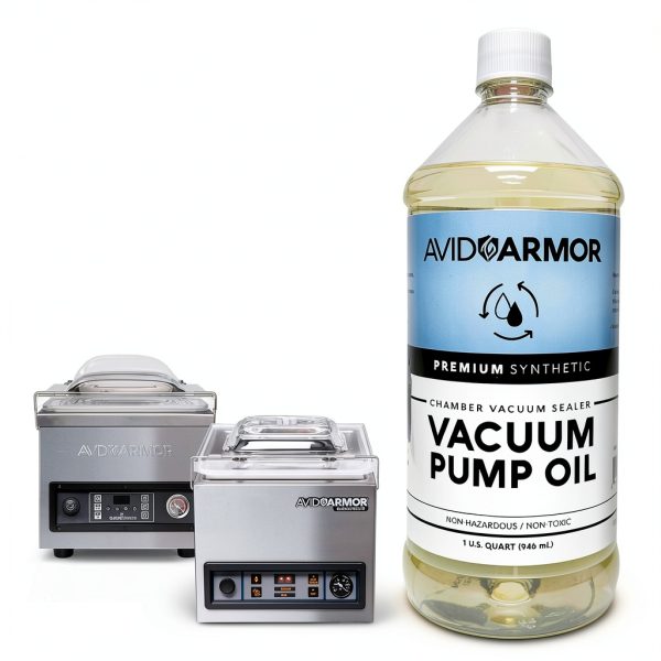 Avid Armor Premium Synthetic Vacuum Pump Oil – High-Performance 46 Viscosity, 32 oz (1 Quart) for Chamber Vacuum Sealers Machines-1