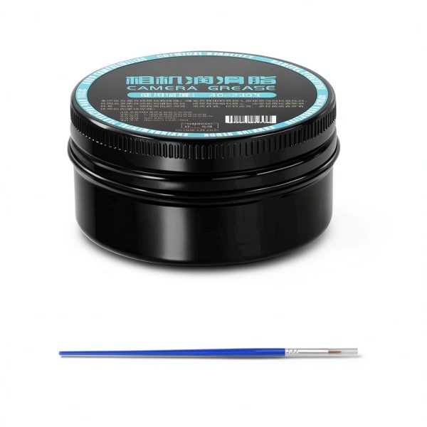 Lens Helicoid Grease, 30g Camera Lubricant, Long Lasting Smooth Lube for Focusing Tubes, O Rings, and Binoculars, Household Maintenance Precision Optical Equipment Care Black-1