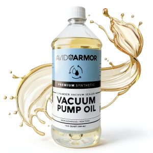 Avid Armor Premium Synthetic Vacuum Pump Oil – High-Performance 46 Viscosity, 32 oz (1 Quart) for Chamber Vacuum Sealers Machines-0